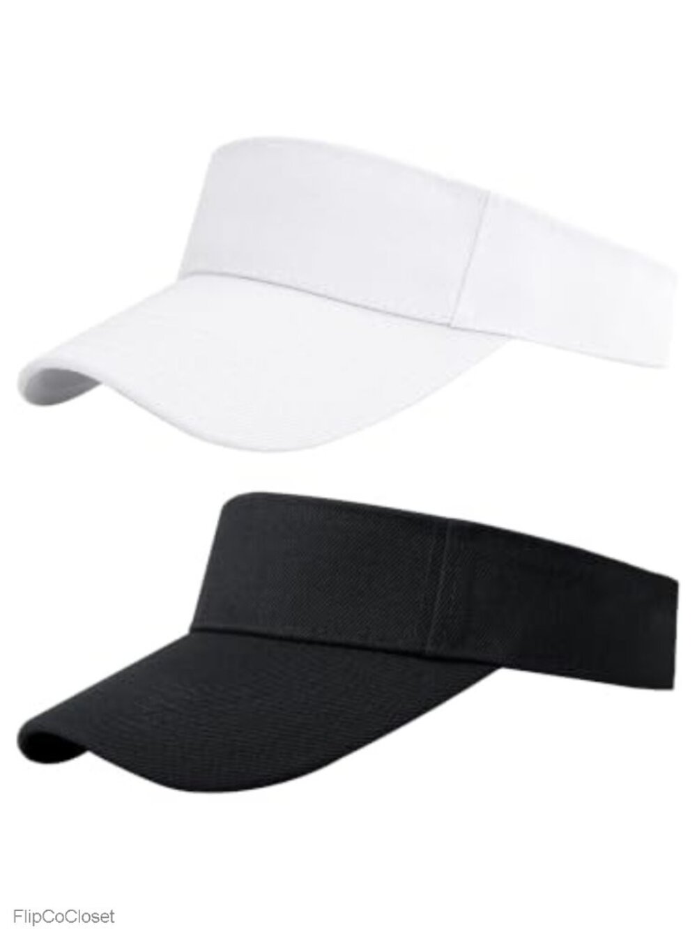 2 Pack Adjustable Sports Sun Visor Hats for Women Men Tennis Golf Running